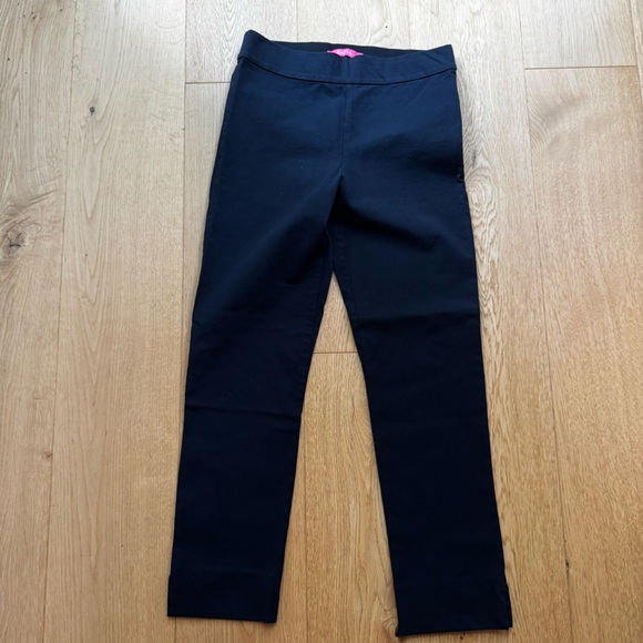 Lily Pulitzer MERRIN High-Rise BI-STRETCH PANT Pull On NAVY - 6 - Picture 5 of 14